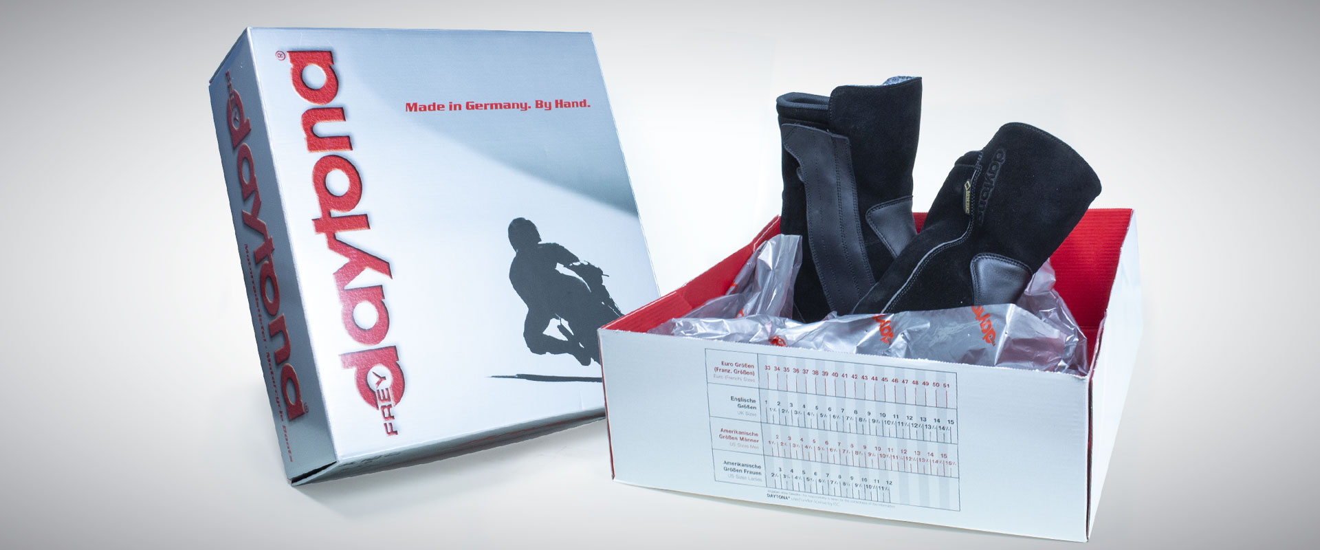 FREY daytona: Stiefelverpackung