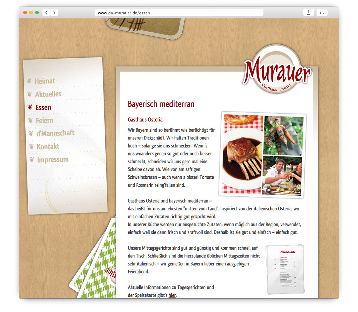Da Murauer Website