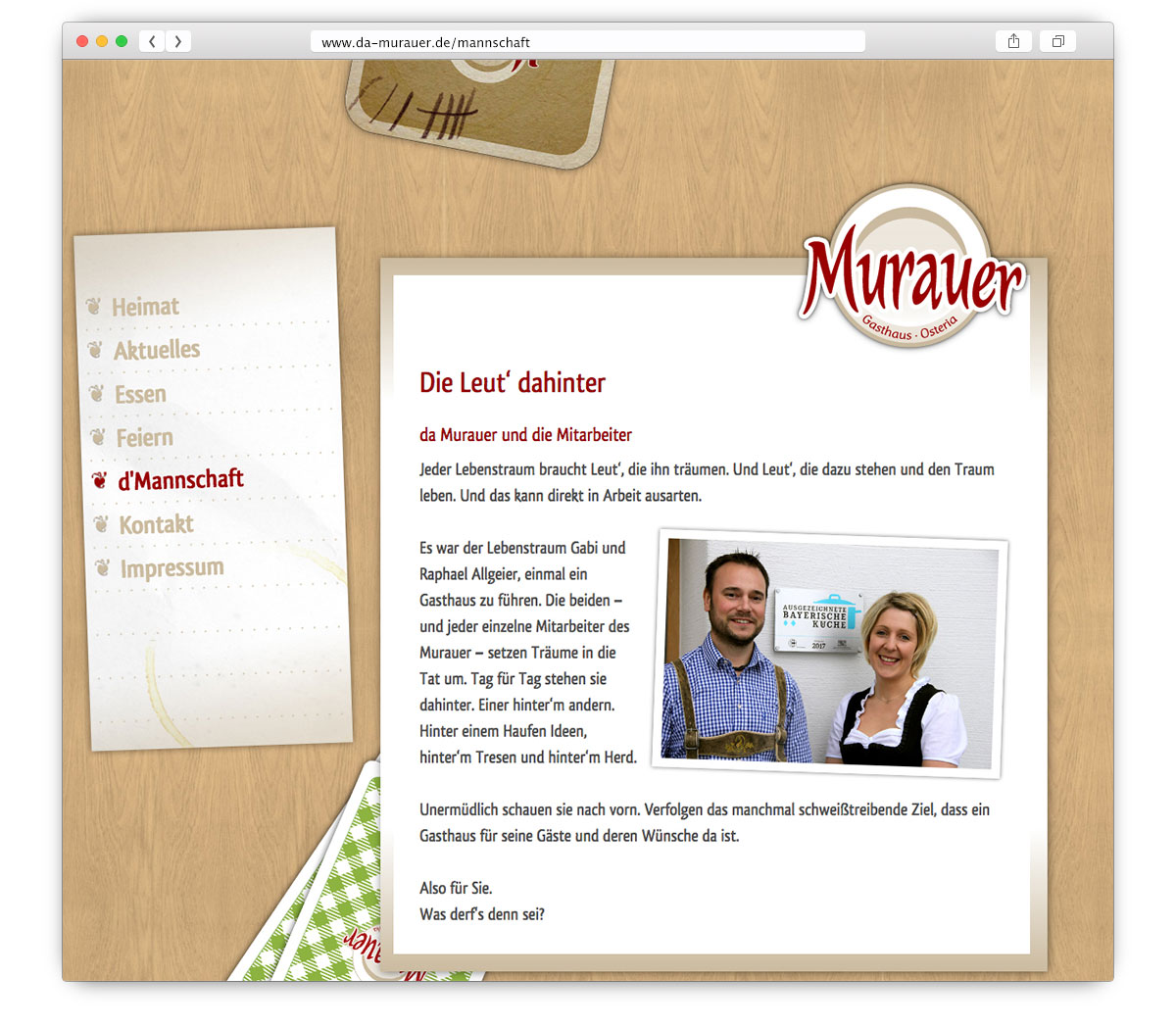 Da Murauer Website