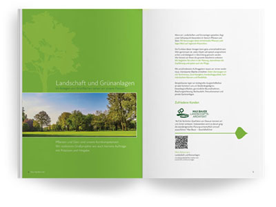 Daxauer Landschaftsgestaltung: Broschüre
