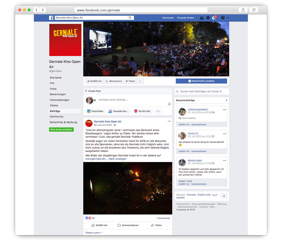 Gerniale Facebook