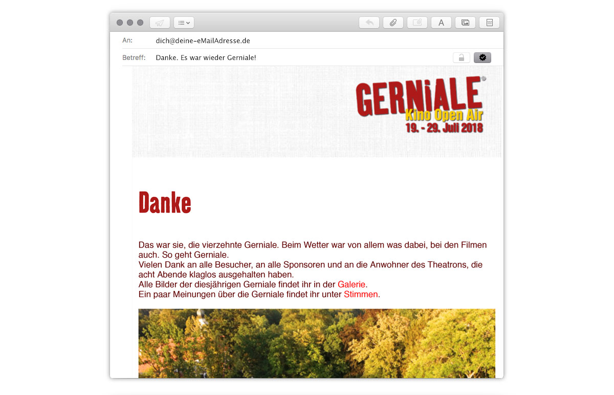 Gerniale Newsletter