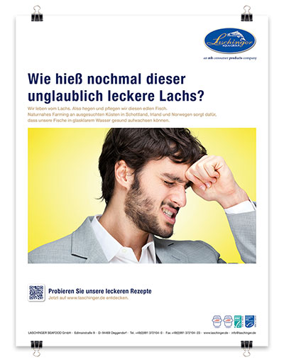 Laschinger Anzeige: Wie heisst nochmal dieser unglaublich leckere Lachs?