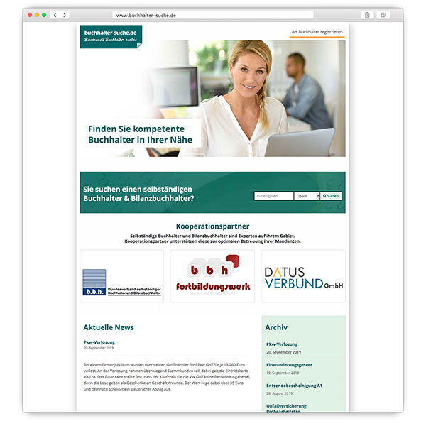 Website buchhalter-suche.de
