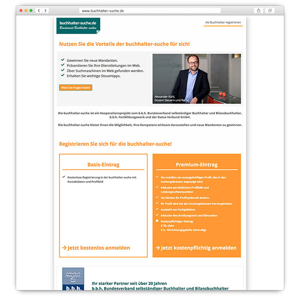 Website buchhalter-suche.de