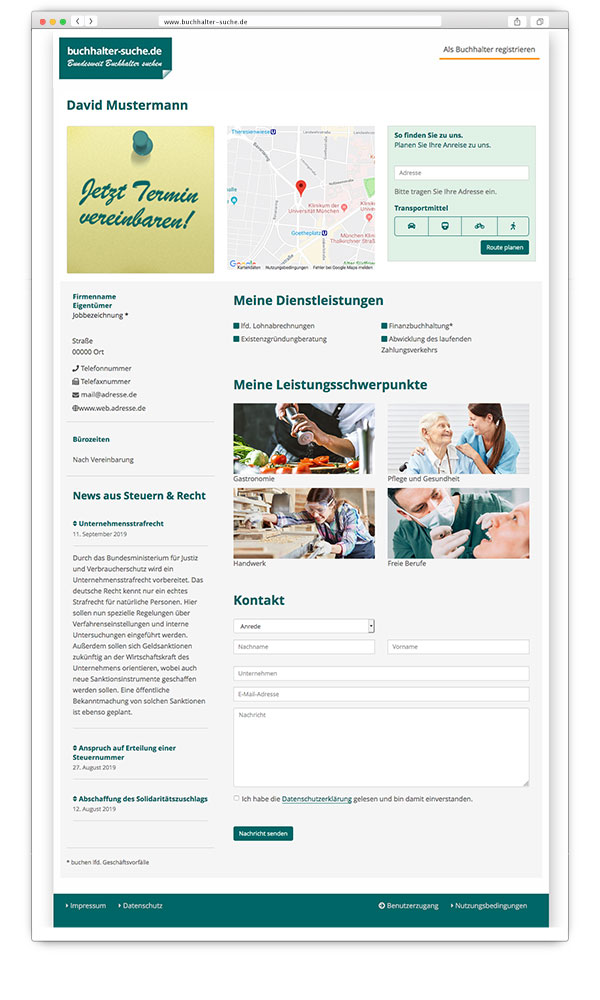 Website buchhalter-suche.de