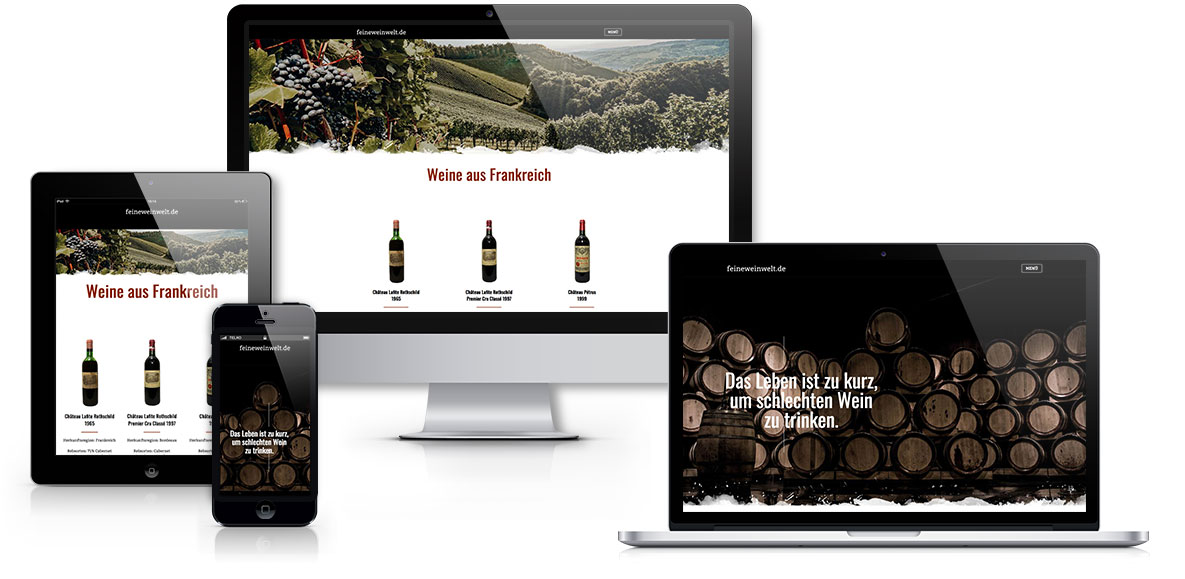 Website FeineWeinWelt.de