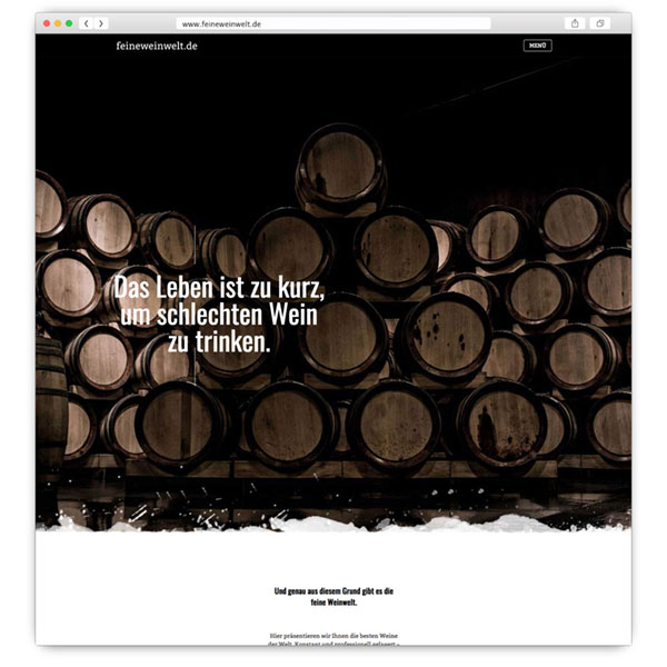 Website FeineWeinWelt.de