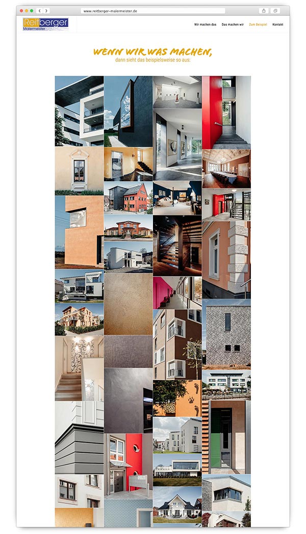 Website reitberger-malermeister.de