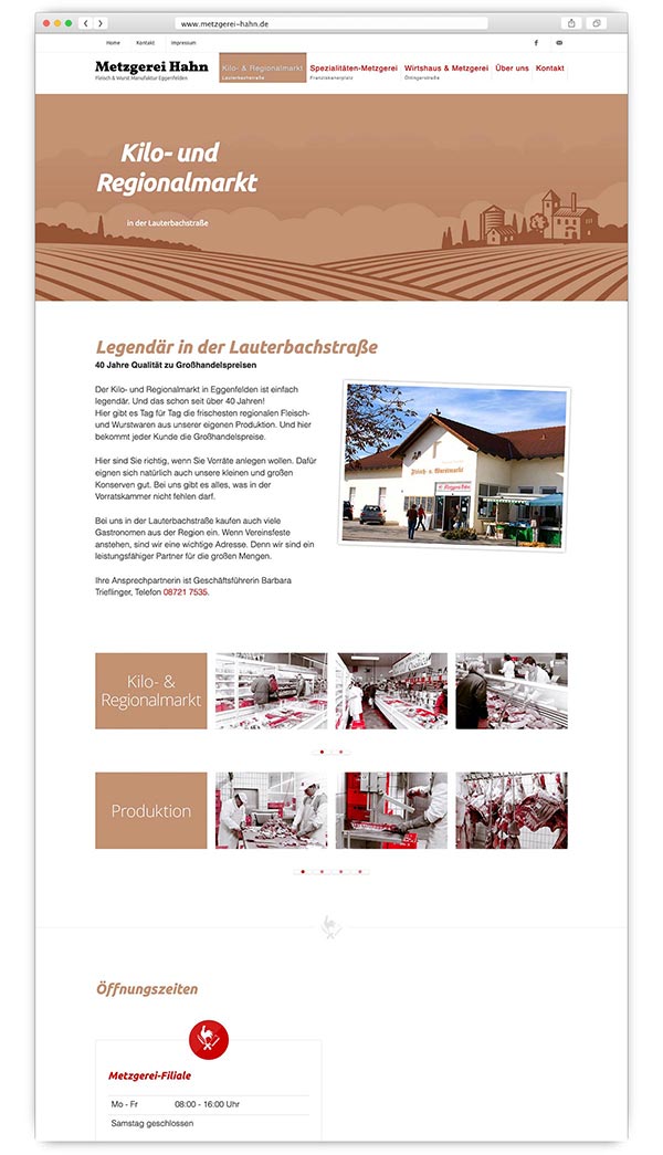 Website metzgerei-hahn.de