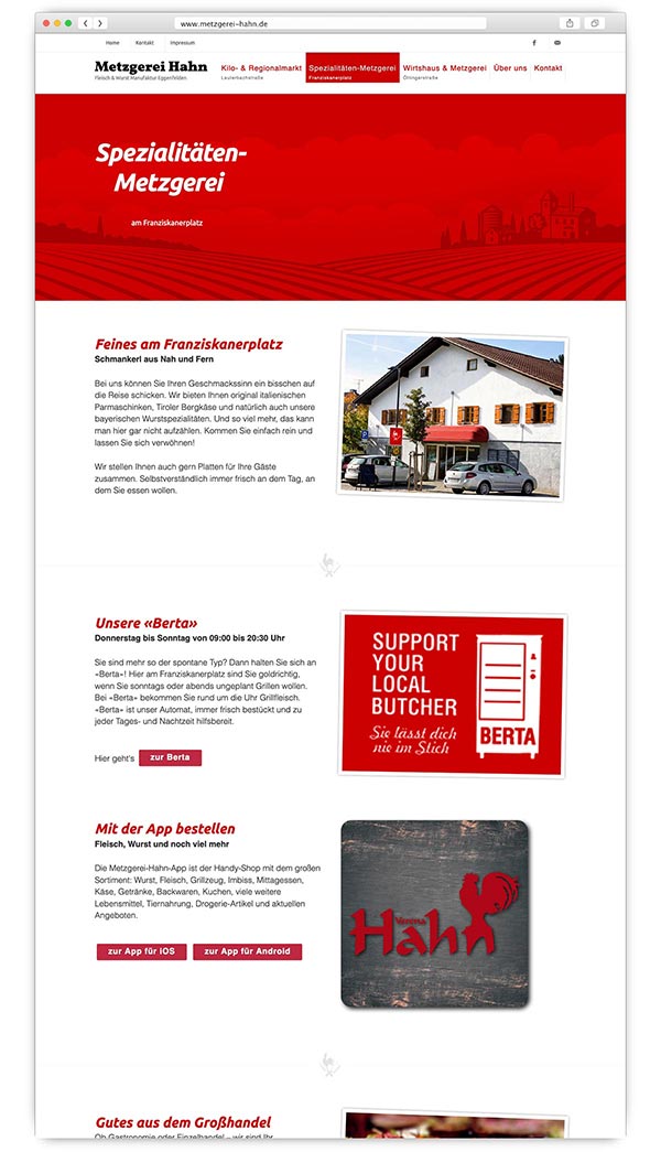 Website metzgerei-hahn.de