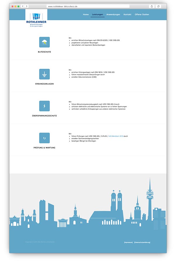 Website rothlehner-blitzschutz.de