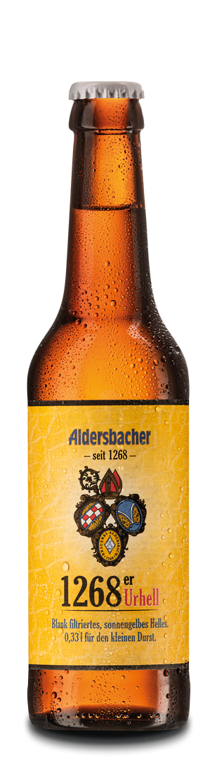 Aldersbacher Bier-Etiketten